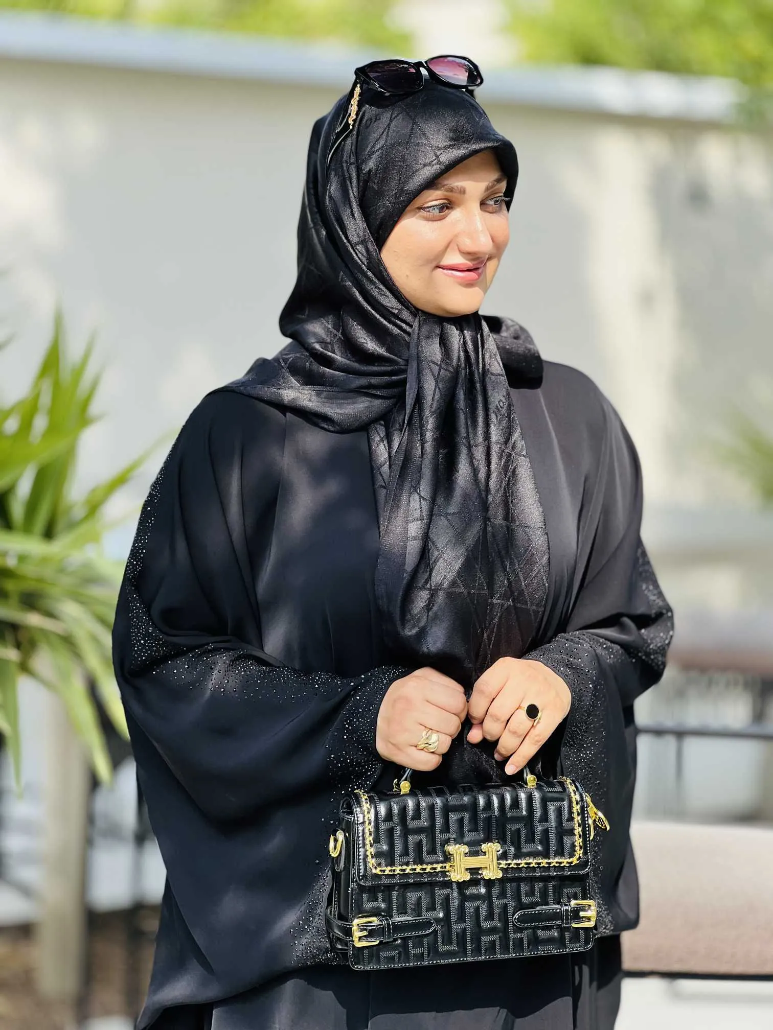 گیس بانو روسری ۱۲۰ لمه نقره کوب